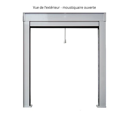 moustiquaire fenetre sur mesure coloris blanc 10