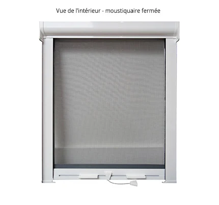 moustiquaire fenetre sur mesure coloris blanc 7