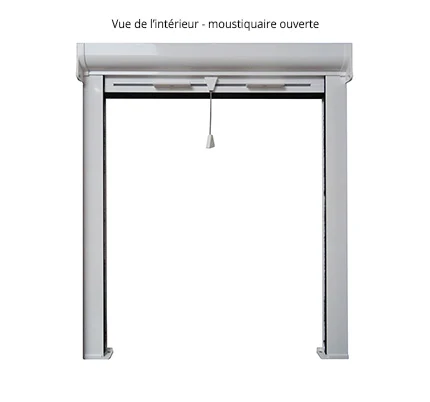 moustiquaire fenetre sur mesure coloris blanc 8