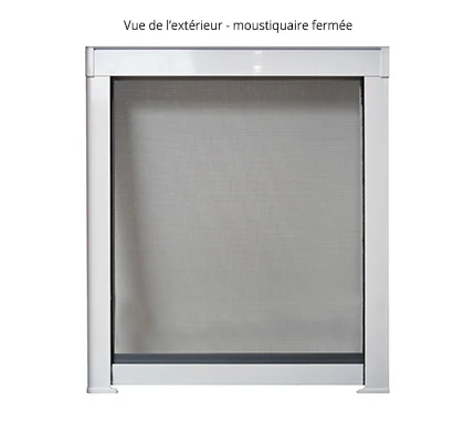 moustiquaire fenetre sur mesure coloris blanc 9